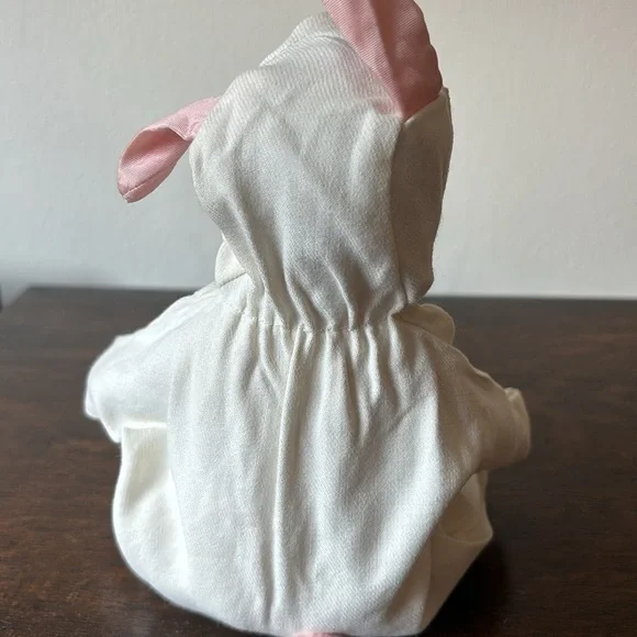 Vintage Antique Baby Doll in White and Pink Outfit - Picture 4 of 6